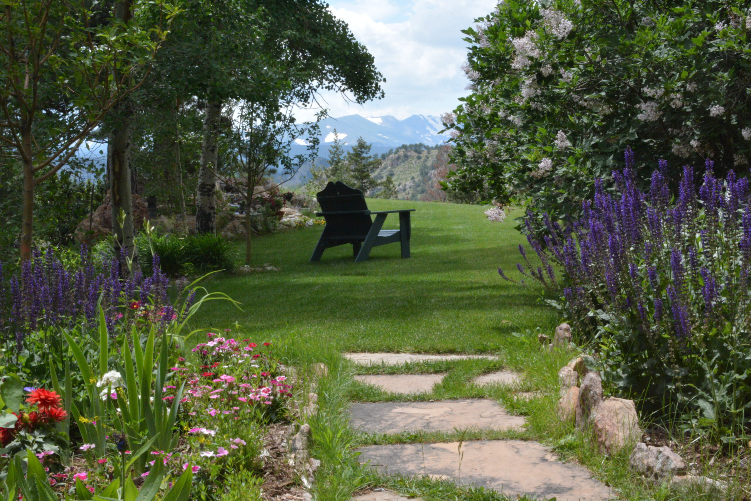 Eldora, Colorado residential landscape by Native Edge Landscapes
