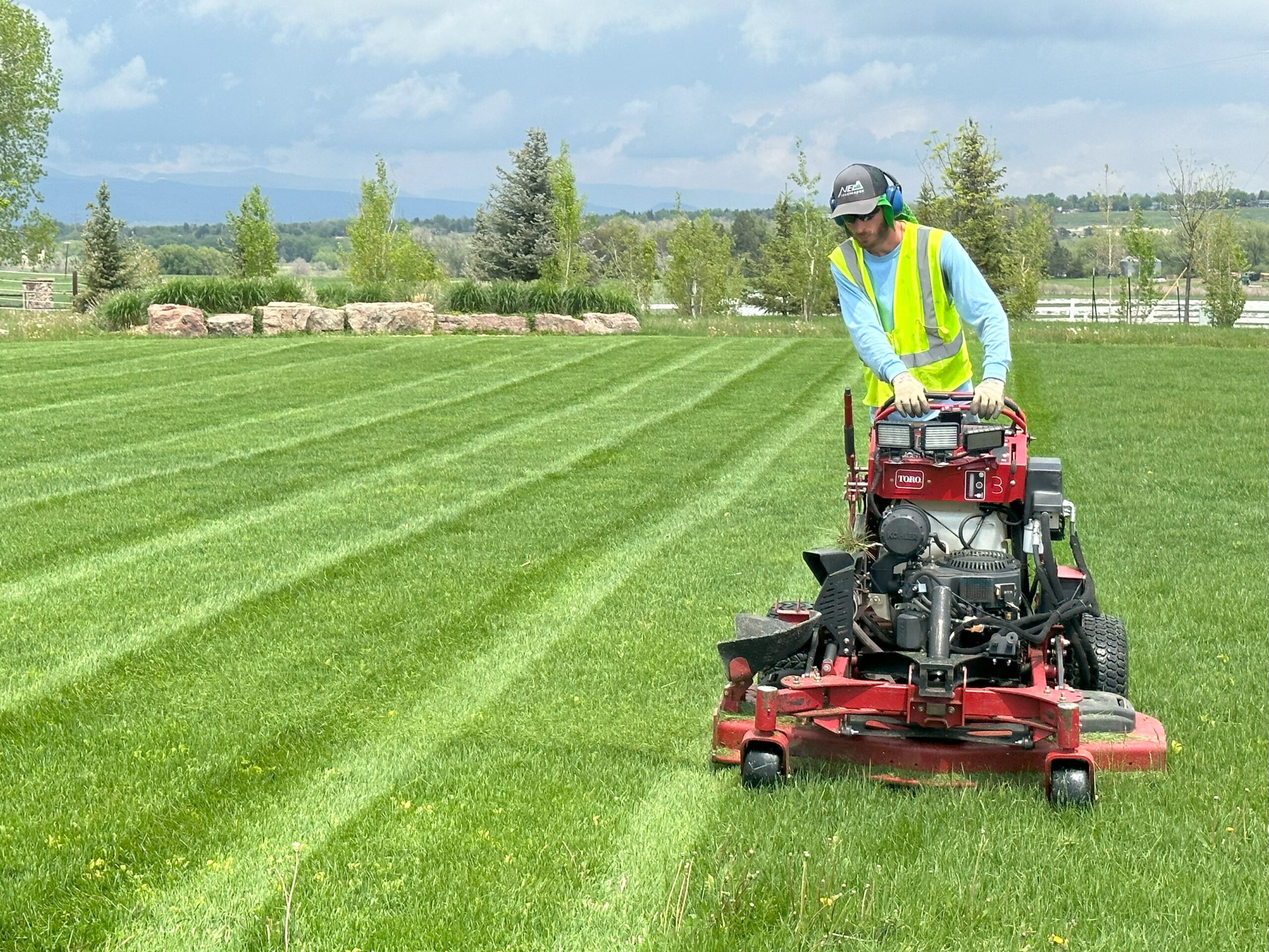 Salina, Colorado residential landscape by Native Edge Landscapes