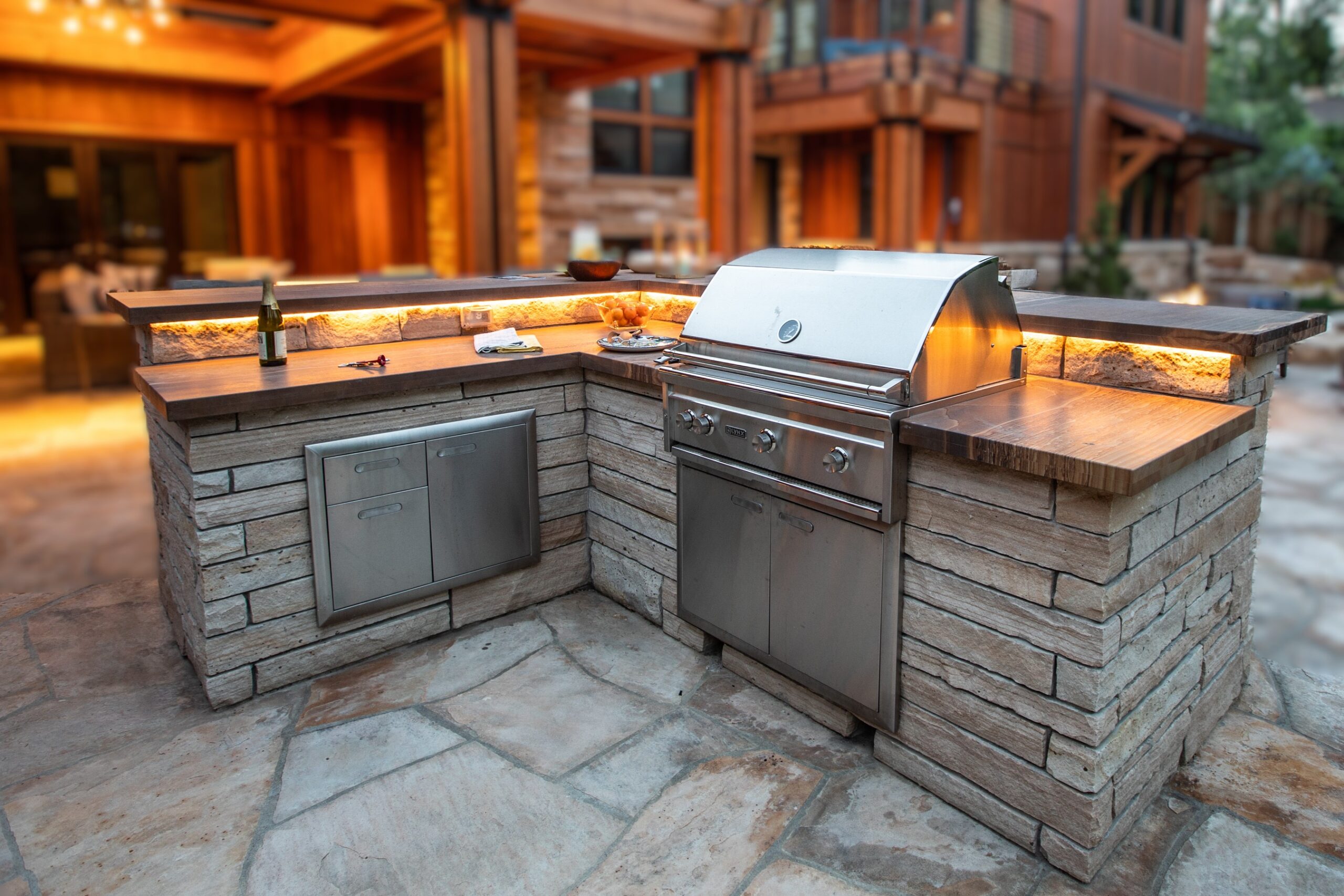 Outdoor Kitchen project by Native Edge Landscapes