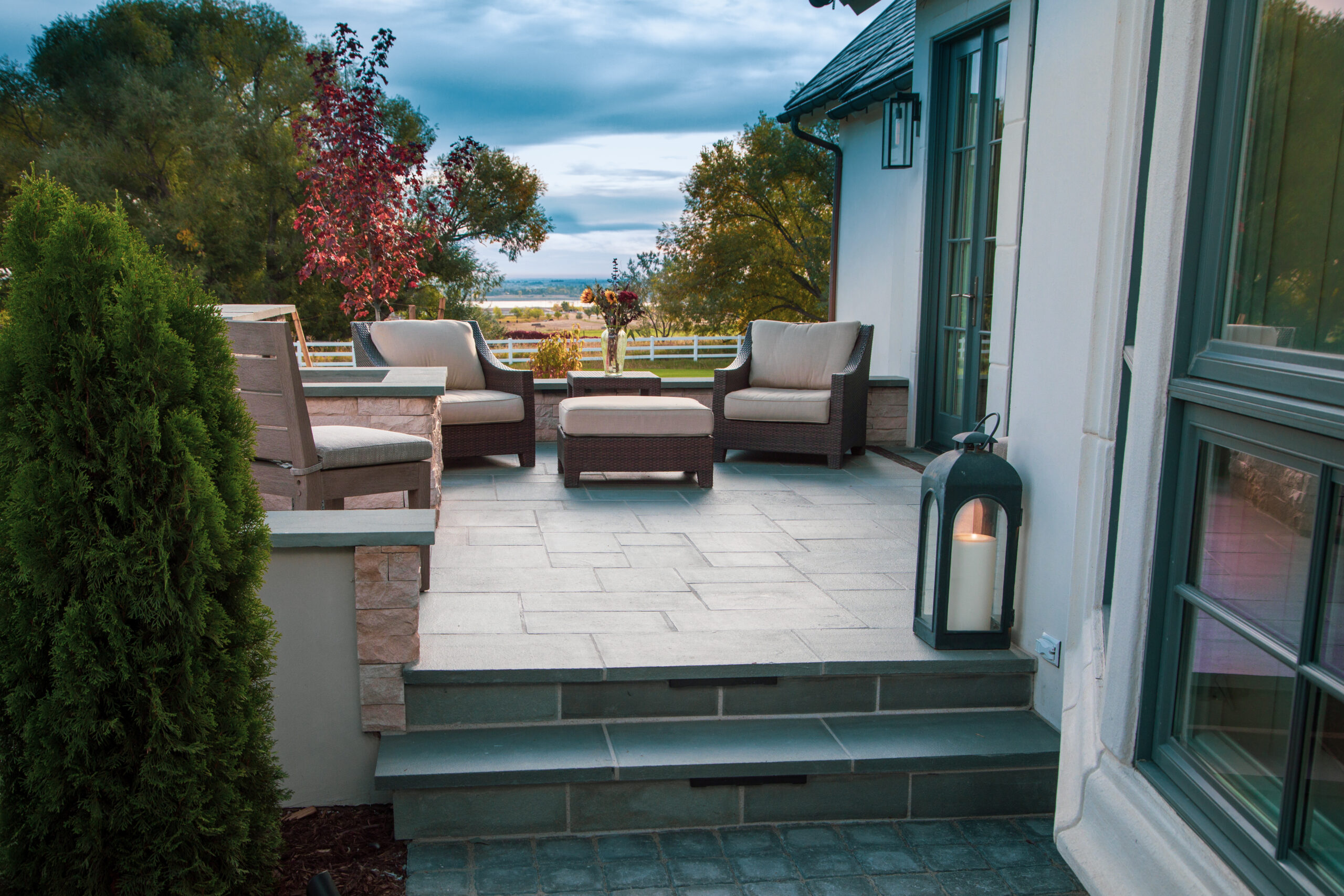 Hardscape project by Native Edge Landscapes